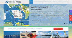 Desktop Screenshot of map.lakesentrance.com